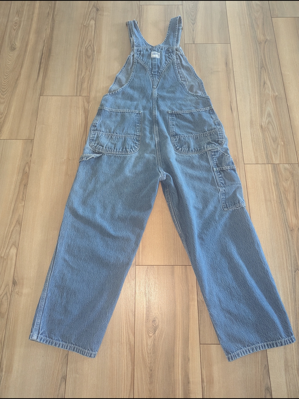 Liberty Light Blue Relaxed Men’s Vintage Denim Overalls Make Offer! - Picture 5 of 7